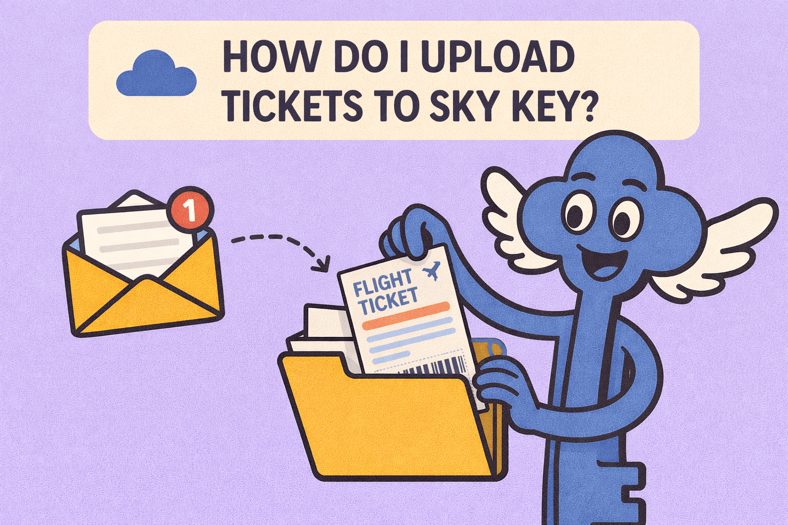 How do I upload tickets to Sky Key?