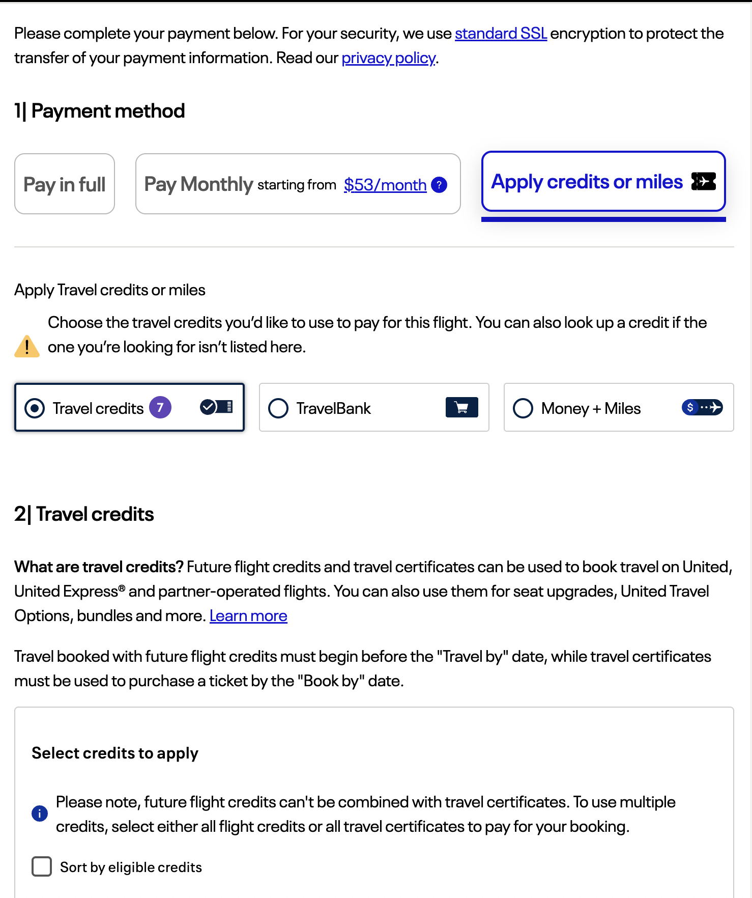 United select credits